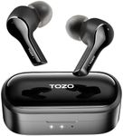 TOZO T9 Wireless Earbuds, Bluetooth 5.3 Earphones with 4 ENC Noise Cancelling Mic, Deep Bass Ear Buds, 27H Playtime, Lightweight Wireless Earphones, Fast Charging Case, IPX7 Waterproof