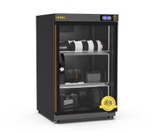 HINISO AD-80S Digital Display Dry Cabinet for Cameras - 80 litres | Comes Up with Built-in Hygrometer for Humidity Control | Safe & Durable Lens Storage Box | Easy to Use & Multipurpose