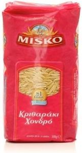 Misko - Greek Orzo Pasta [Risoni Large], (4)- 17.6 oz. Pkgs.