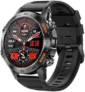Smart Watch Fitness Tracker with Heart Rate Monitor, Blood Pressure, Blood Oxygen Tracking, 1.39 Inch Touch Screen Smartwatch Activity Fitness Watch for Men Compatible with Android iPhone iOS