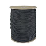 PARACORD PLANET 250' & 300' Hanks, 1000' Spools of Parachute 550 Cord Type III 7 Strand Paracord (1000 Feet, Black)