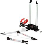 Minoura FT-1 Wheel Truing Stand and Dishing Tool Combo, Silver