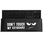 kwmobile Keyboard Cover Compatible with Logitech G512/G513 Carbon Tactile/Linear/GX Blue - Dust Cover PC Keyboard Fabric Case - Don't touch my keyboard