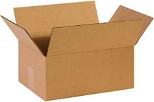 PARTNERS BRAND Moving Boxes, Medium 14" x 10" x 6" (25 Pack), Corrugated Cardboard Box for Packing Packaging Mailing Storage & Shipping for Home or Office, 32 ECT - Pack of 25