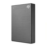 Seagate One Touch, 4TB, Password activated hardware encryption, portable external hard drive, PC, Notebook & Mac, USB 3.0, Space Gray (STKZ4000404)