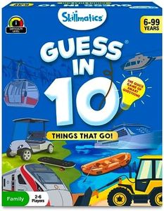 Skillmatics Card Game : Guess in 10 Things That Go! | Gifts for 6 Year Olds and Up | Quick Game of Smart Questions | Super Fun for Travel & Family Game Night