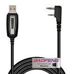 Mirkit Baofeng Programming Cable for FRS 2 Way ham Portable Radio BAOFENG UV-5R/5RA/5R Plus/5RE/bf F8HP, UV3R Plus, BF-888S, 5R EX, 5RX3, GA-2S, BF-F8+, H777 + Free firmware MIRKIT channelist