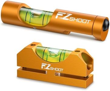EZshoot Scope Leveling Kit High Precision Scope Bubble Level and Universal Magnetic Scope Level Reduce Long Distance Errors Gold