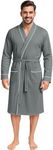 NY Threads Men's Robe Cotton Blend 