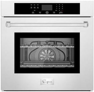 Empava 30" Electric Single Wall Oven with 12 Cooking Functions with LED Digital Display Self-Cleaning Convection Fan Touch Control in Stainless Steel, 30 Inch