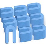 Thyle 1500 Pcs Horseshoe Shims Tile Spacers Blue Tile Spacers 1/16 Inch Structural U Shape Plastic Shims for Leveling