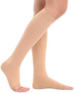 Crony Class 1 Cotton Medical Compression Stockings for Varicose Veins | Compression Socks for Women & Men | Varicose Vein Stockings | Vericose Socks for Women | Class 1 Knee Length - Medium