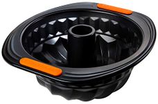 Le Creuset Non-Stick Carbon Steel Bakeware Gugelhupf form, 26 cm, Black, 46076220010000