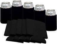 Can Sleeves, 10 Pack Insulated Beer Can Cooler Sleeve Covers, Collapsible Reusable Drink Coke Sleeve Covers for Home Office Bar Birthday Weddings Party Favors