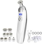 Pet Baby Personal Microdermabrasion Machine, Rechargeable Suction Microderm Facial Device with 9pcs Diamond Dermabrasion Head and 5 Levels for Professional Face & Body Skin Care Salon Home Use