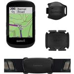 Garmin Edge 530 Sensor Bundle, Performance GPS Cycling/Bike Computer with Mapping, Dynamic Performance Monitoring and Popularity Routing, Includes Speed and Cadence Sensor and HR Monitor