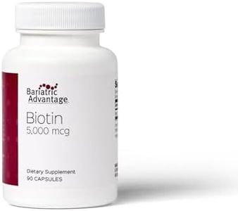 Bariatric Advantage Biotin 5,000 mcg - for Bariatric Surgery Patients - Easy-Digest Mini Capsules - Biotin Supplement - Hair, Skin & Nails Support* - 90 Count