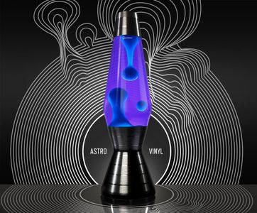 Mathmos Astro Lava Lamp – Violet Turquoise Retro Lighting