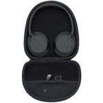 Lebakort Hard Case Compatible with Sony WH-CH720N WH-CH520 WH-CH510 WH-CH710N XB900N XB700N WH-CH700N WH-1000XM5 WH-910N Noise Canceling Wireless Bluetooth Headphones (Black Case)