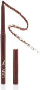 Palladio Retractable Waterproof Lip Liner High Pigmented and Creamy Color Slim Twist Up Smudge Proof Formula with Long Lasting All Day Wear No Sharpener Required, Coffee