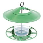 Etree Hanging Lantern Bird Feeder - The Ideal Small Bird Seed Feeder (Green)