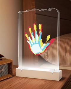 Family Handprint Kit with Light, Baby Hand and Footprint Kits, Family Gifts Keepsake for New Parent and Newborn, Cloud Design