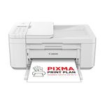Canon PIXMA TR4750i - Multifunction Wireless Printer 4-in-1 - Print, Scan, Copy, Fax - Front/Back, ADF 20 Sheets, 4x6 Borderless Photo Printing, Compatible with PIXMA Print Plan, White