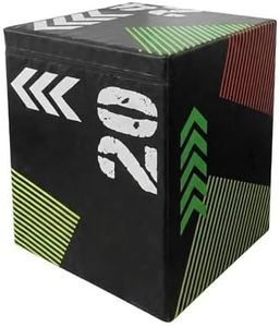 Garvee 20/24/30 InchPlyometric Jump Box, Soft Plyo Box Exercise Step Up Box with Wood and Foam for Home Gym Training for Home Gym