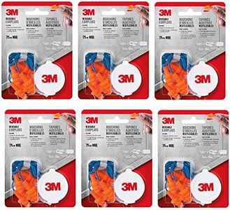 3M 90716-80025T Corded Reusable Earplug, 3-Pair with Case (6)