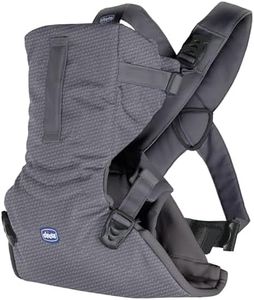 Chicco EasyFit Ergonomic Multi Position Carrier Bag Wide Seat Suitable for All Body Sizes - Ideal from Birth - Moon Grey