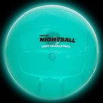 Nightball Volleyball LED Volleyball - Light Up Glow in The Dark Volleyball - Outdoor Volleyball for Teens - Teenage Old Gift - Volleyball Gear (Teal)