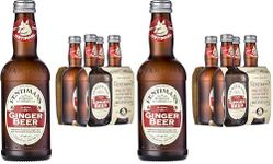 Fentimans Ginger Beer - Botanically Brewed Soft Drink - Exquisitely Crafted and Refreshing Soft Drinks - Gluten-Free and Vegan Friendly Soft Drinks - 4 x 275 ml Bottles (Pack of 2)