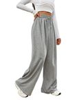 dockstreet Womens Baggy fit Jogger/Sweatpants .OPENJGR1607K-OPNBOTMGreyWomenJOGR028