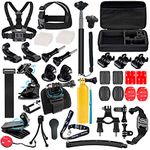 Suptig Accessories Kit Compatible For Gopro Hero 13 Hero 12 Hero 11 Hero 10 Hero 9 Hero 8 Hero 7/6/5/4/3/3+/2/1/Session And AKASO, Dji Action, Insta 360 Action Camera Accessories