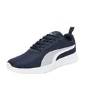 Puma Mens Supreme Comfort Navy Blazer-White-Silver Walking Shoe - 8 UK (37905002)