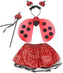 Ladybug Costume Set with Butterfly 