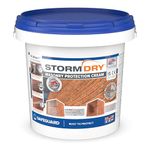 Stormdry Masonry Waterproofing Cream (6 Litre) 25 Year BBA Approved Exterior Brick Sealer. Breathable, Colourless Brick, Concrete, Stone, Mortar