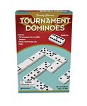 Pressman Family Classics Tournament Dominoes - Double Six Crystalline Tiles in Storage Case