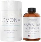 Levona Scent Essential Oils For Diffusers For Home Luxury Scents - Hawaiian Sunset Aroma Oil - Fragrance Oil With Mandarin Citrus + Dash Of Peppermint Essential Oil - 700Ml Oil Diffuser Essential Oils