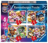 Ravensburger Paw Patrol Mighty Movie - 4 in a Box (12, 16, 20, 24 Piece) Jigsaw Puzzles for Kids Age 3 Years Up