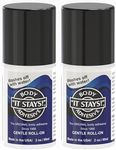 Mojo Compression Socks - It Stays! Roll-On Body Adhesive Glue Applicator for Compression Socks, Stockings, Costumes and Clothing - Made in USA (2 Pack of 2oz)