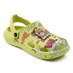 Liberty Lucy & Luke ALEX-10E Kids EVA Slingback Casual Clogs | Slip-On Comfort | Breathable & Lightweight | Soft & Comfortable | Stylish Home Wear Footwear (P. Green - 27 EU)