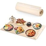 Fuloon Portable Silicone Electric Warming Tray - with Three Temperature Settings, Overload Protection, and Storage Bag - Perfect Food Warming Mat Can Keep Your Food,Milk Or Tea Warm (24.2 * 15.7in)