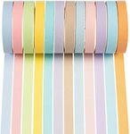 YUBX Rainbow Washi Tape Pastel Stic