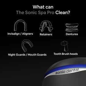 Sonic Pro Dental Cleaning Pod – Portable Ultrasonic Toothbrush Cleaner