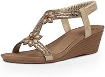 WOJWSKI Women's Slide Wedge Sandal 