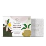 Juicy Chemistry Coconut and Vanilla Deep Conditioning Bar - 100 gm, Certified Organic Cold Processed Soap For Women & Men, Vegan & Cruelty free