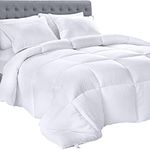 Utopia Bedding All Season Comforter - Ultra Soft Down Alternative Comforter - Plush Siliconized Fiberfill Duvet Insert - Box Stitched (King, White)