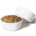 Ceramic Dog Bowl Set with Anti-Slip