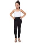 Robinbosky Premium Girls Slim Fit Black Leggings (11-12 Years,(34) Black)